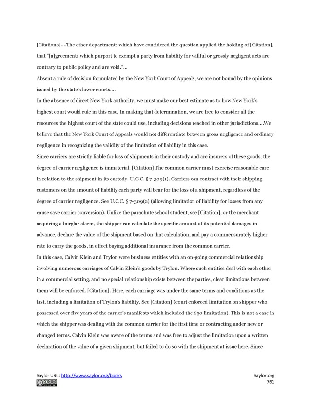 Business Law and the Legal Environment - Page 761